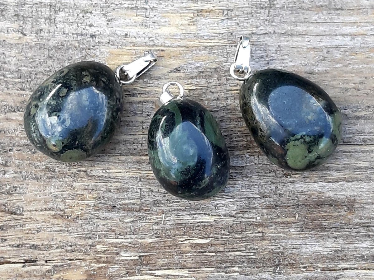 Edelsteen Jaspis Kambaba hanger